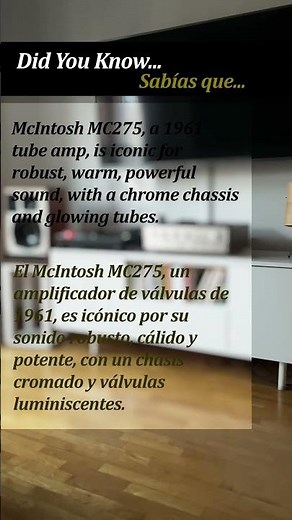 McIntosh MC275, Iconic Amp