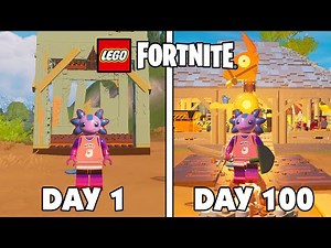 I Spent 100 Days in Lego Fortnite, Here's What Happened...