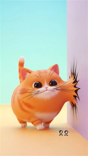 What Hit Me 😭🐱”#DreamScreenAI #funny #cat