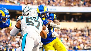Highlights: Rams RB Darrell Henderson Jr. pushes over the goal line for a rushing touchdown against the Panthers