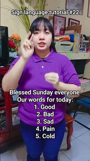 Sign language tutorial #22