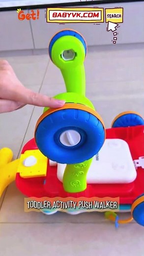 Toddler Activity Push Walker: Learn to Walk Safely & Have Fun #BabyFun #ToddlerWalker