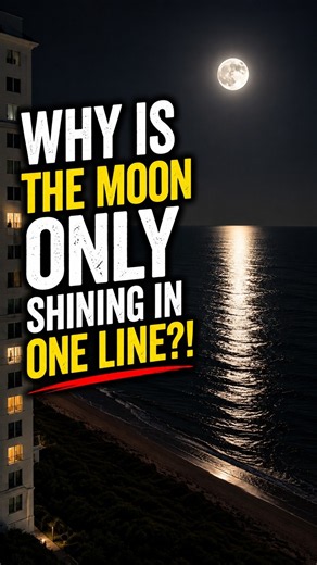 Why Is the Moon Only Shining in ONE LINE?! 😳🌙