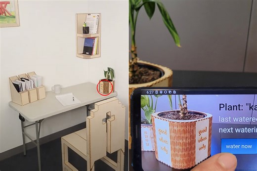 MIT's StrutCode Embeds Machine-Readable Data in Laser-Cut Objects, Smartphones Included