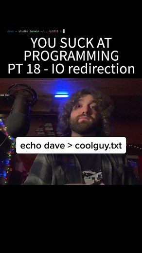 cli shell IO redirection you suck at programming #programming #devops #bash #linux #unix #software #terminal #shellscripting #tech #stem