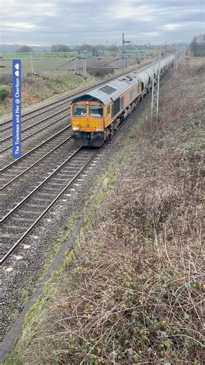 GBRf. 66760 “David Gordon Harris” on 6M90 Avonmouth Hanson to Clitheroe Castle Cement @ Chorlton.