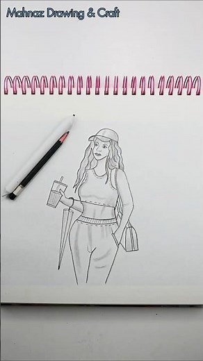 How to draw a cute girl / Easy drawing Tutorial for Beginners/ Step by Step Pencil sketch