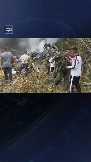 Aftermath of Colombian Air Force Plane Crash