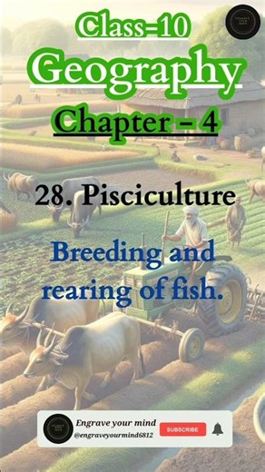 Agriculture Chapter – Class 10 Geography | All Important Terms & Definitions | Board Exam 2026
