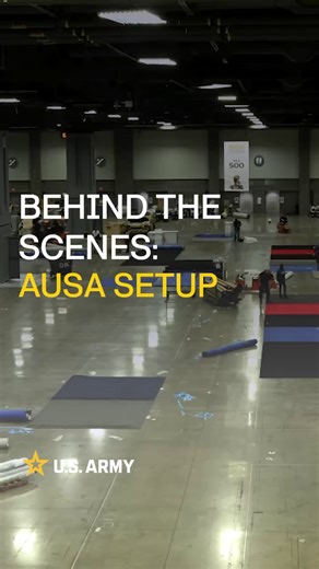 31K views · 281 reactions | What does it take to get ready to display the latest in Army tech and continuous transformation? Let's fast-forward through the setup for #AUSA2024, the largest land power exposition and professional development forum in North America that started Monday and ends today. | U.S. Army | Facebook