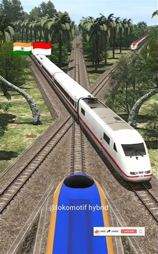 ​1 Second From Disaster! 😱 3 High-Speed Trains Impossible Crossing 🔥