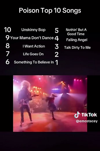 #poison #80smusic #80srock #top10 | 80s songs