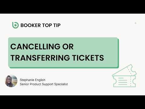 Bookwhen Customer Portal Explained | Cancel or Transfer Tickets