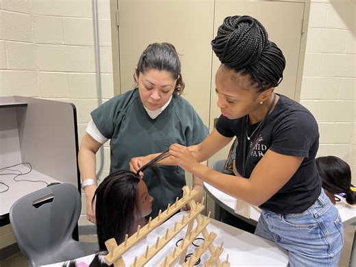 Our newest program teaches women in custody about the art and business of hair braiding, empowering them with expanded opportunities when they return to the community. | Alexandria Sheriff's Office, City of Alexandria, Virginia