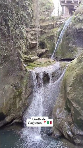 Hidden Italy waterfalls: Grotte del Caglieron