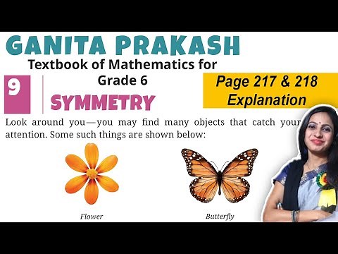 Symmetry | Class 6 Maths Chapter 9 Ganita Prakash | Page 217 & 218 Explanation