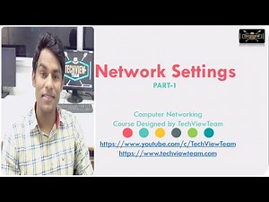 #3 Computer Network Setting PART-1 |Computer Networking