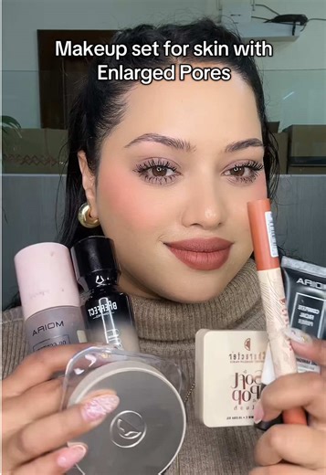Makeup Set for Enlarged Pores: Long-Lasting Tutorial