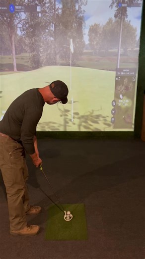Tired of weather ruining your golf game? ⛳️ Come check out our indoor golf simulator with putting! Perfect your swing and short game in a fun, relaxed environment. Book your tee time today and keep your game sharp year-round! Book online at hickoryswinggolf.com or call 406-452-9400. | Hickory Swing Golf Course