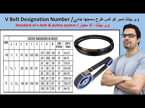 How to Identify V Belt Designation Number