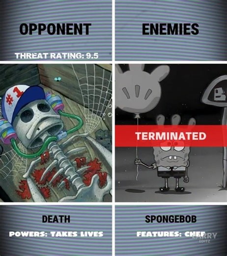 TERMINATED - Spongebob PARTE 2 | #shorts