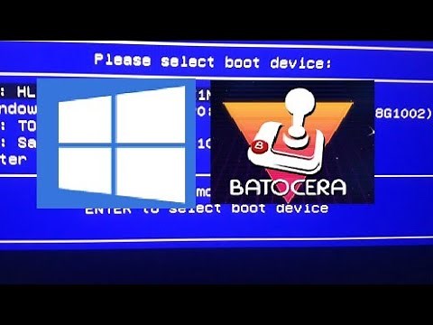PC com Dual Boot WINDOWS 10 E BATOCERA no HD interno - Alternativa sem Pendrive