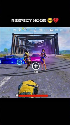 Noob Respect 🥺 💔 #pubgmobile #pubg