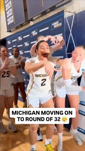 🚨 Michigan Wolverines into 2nd round of NCAA Tournament | March Madness women's college basketball