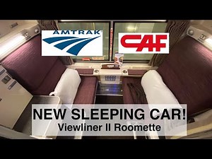 Amtrak’s NEW Viewliner II Sleeping Car | Amtrak Silver Meteor - New York to Orlando | Roomette
