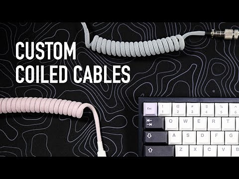 Custom Coiled USB-C Cable Unboxing + How To Order your own! - Mechanical Keyboard Accessories