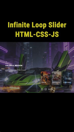 GhostDev777 on Instagram: "Infinite Loop Slider_ Seamless DOM Manipulation #javascript"