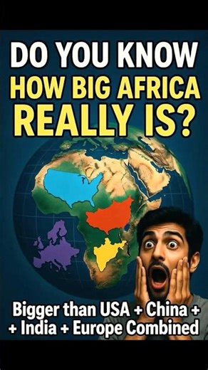 🤯 Do you know how BIG Africa actually is?