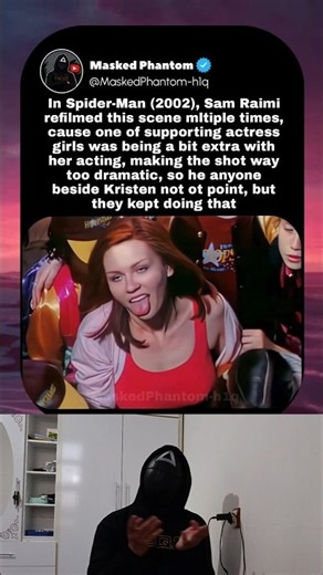 In Spider Man (2002), Mary Jane was betrayed by the stunt actress