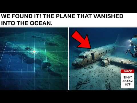 Submarine CAPTURES Wreckage of Plane That Disappeared Decades Ago