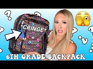 I FOUNF MY 6TH GRADE BACKPACK AND YOU WON’T BELIEVE WHAT’S INSIDE 🤐🫣😱 *CRINGE WARNING*