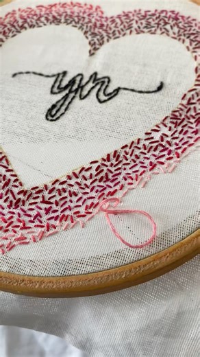 Hand embroidery 21|| Rice stitch #embroidery #stitch #sweing #satisfying