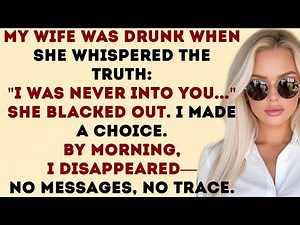 My Wife Confessed While Drunk: "You Never Turned Me On"... I Vanished Before Sunrise