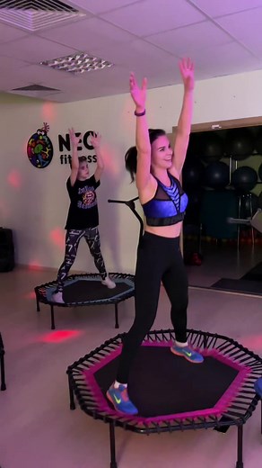 Indoor Trampoline Fitness Class - Energizing Workouts