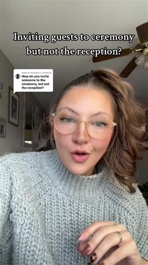 Large ceremony, small reception… can it work?! #2027wedding #2027bride #weddingguestlist #weddingplanninghacks #weddingsavingstips