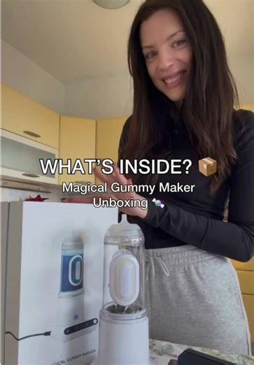 POV: Your Magical Gummy Maker just arrived 🍬👀 Let’s open it together and see what's inside! The machine ✔️ All the essentials ✔️ Step-by-step instructions ✔️ …and a little surprise gift for you 😉🎁 Everything you need to start making delicious homemade gummies right away 🍬😍 We want to hear from you... 👇 What flavor should we make first? #magicalbutter #gummymaker #kitchenmagic #diygummies #homemadegummies
