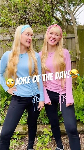 Harp Twins Joke of the Day! 🤣🤣#jokeoftheday #jokes #dadjokes #harptwins #twins