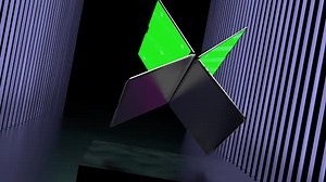 Modern Laptop Mockup with Rotating Green Screen Display