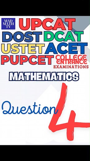 33K views · 130 reactions | UPCAT/DOST/COLLEGE ENTRANCE EXAM MATH REVIEWER 4 INVERSE VARIATION | MAD MATH TV | Facebook