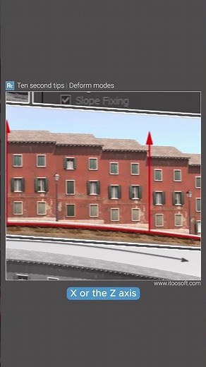 Learn RailClone's 3 segment deform modes in 30 seconds