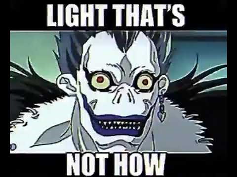 light thats not how the book works #deathnote #memes
