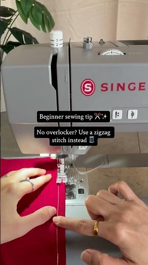 Sewing tips using zigzag stitches #sewing #sewingtutorial #sewingtipsandtricksforbeginners