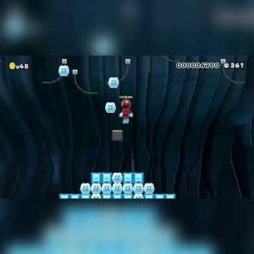 Snowball Fight! by QAZ #shorts 🍄Super Mario Maker 1 ✹Wii U✹ No Commentary #duo