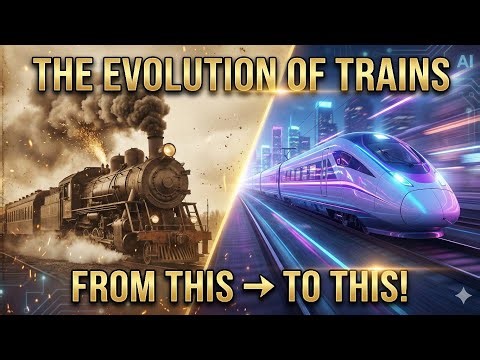 The Evolution of Trains: Steam Engines to High-Speed Rail (Full Documentary)🚂🚆🚄