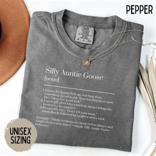 Auntie Shirt Aunt Shirt Silly Goose Auntie Shirt New Aunt Gift Pregnancy Announcement Funny Gift for Aunt Pregnancy Reveal - Etsy