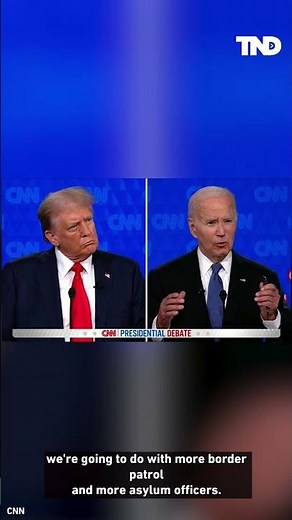 Trump mocks Biden saying "I really don't know what he said," after Biden answers border question